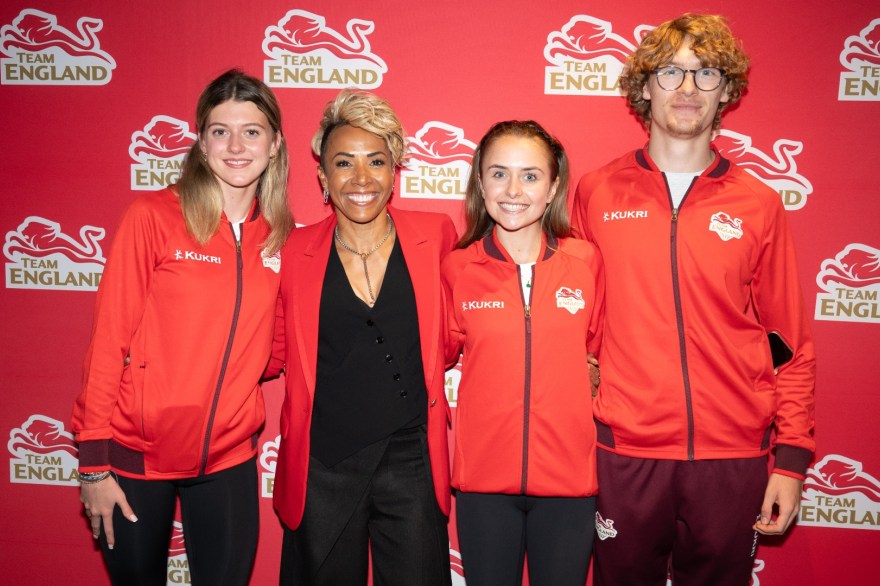 Inspired by the inspirational: How a chance meeting with Dame Kelly Holmes helped England's athletics future